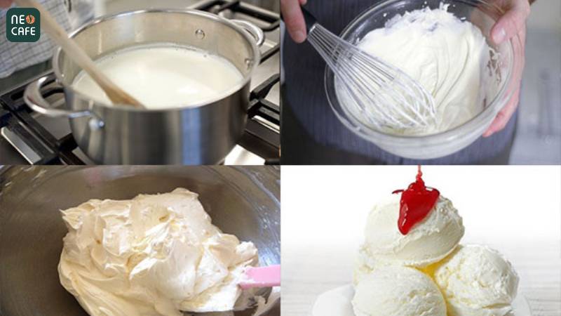 Whipping cream - nguyên liệu làm cafe muối