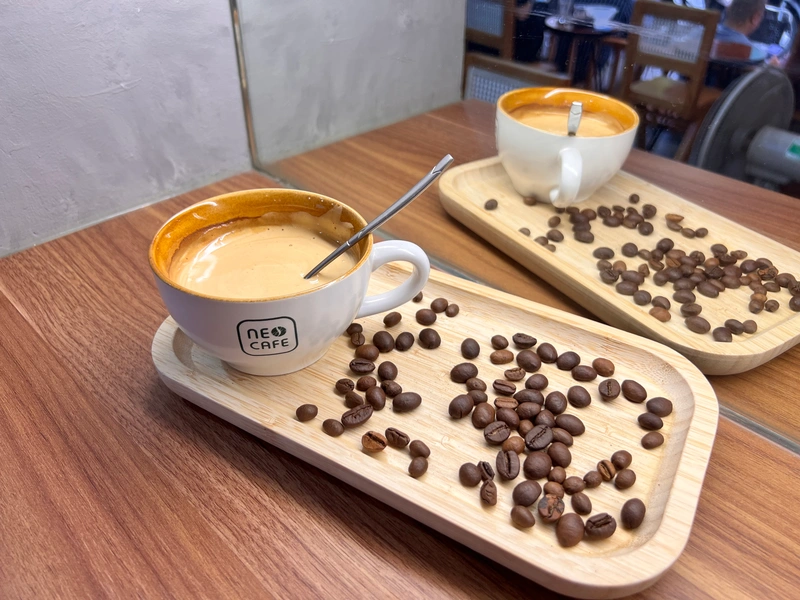Cà phê trứng sử dụng 100% hạt Arabica cao cấp cho hương vị thơm ngon quyến rũ
