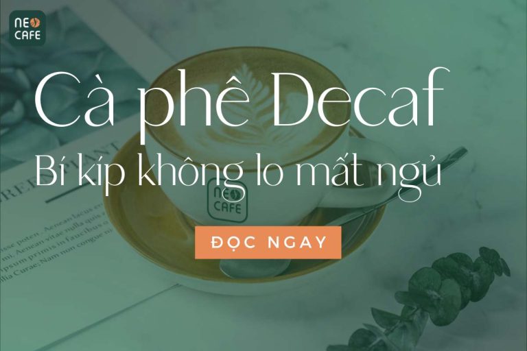 Cafe Decaf: Uống cafe mà không lo mất ngủ
